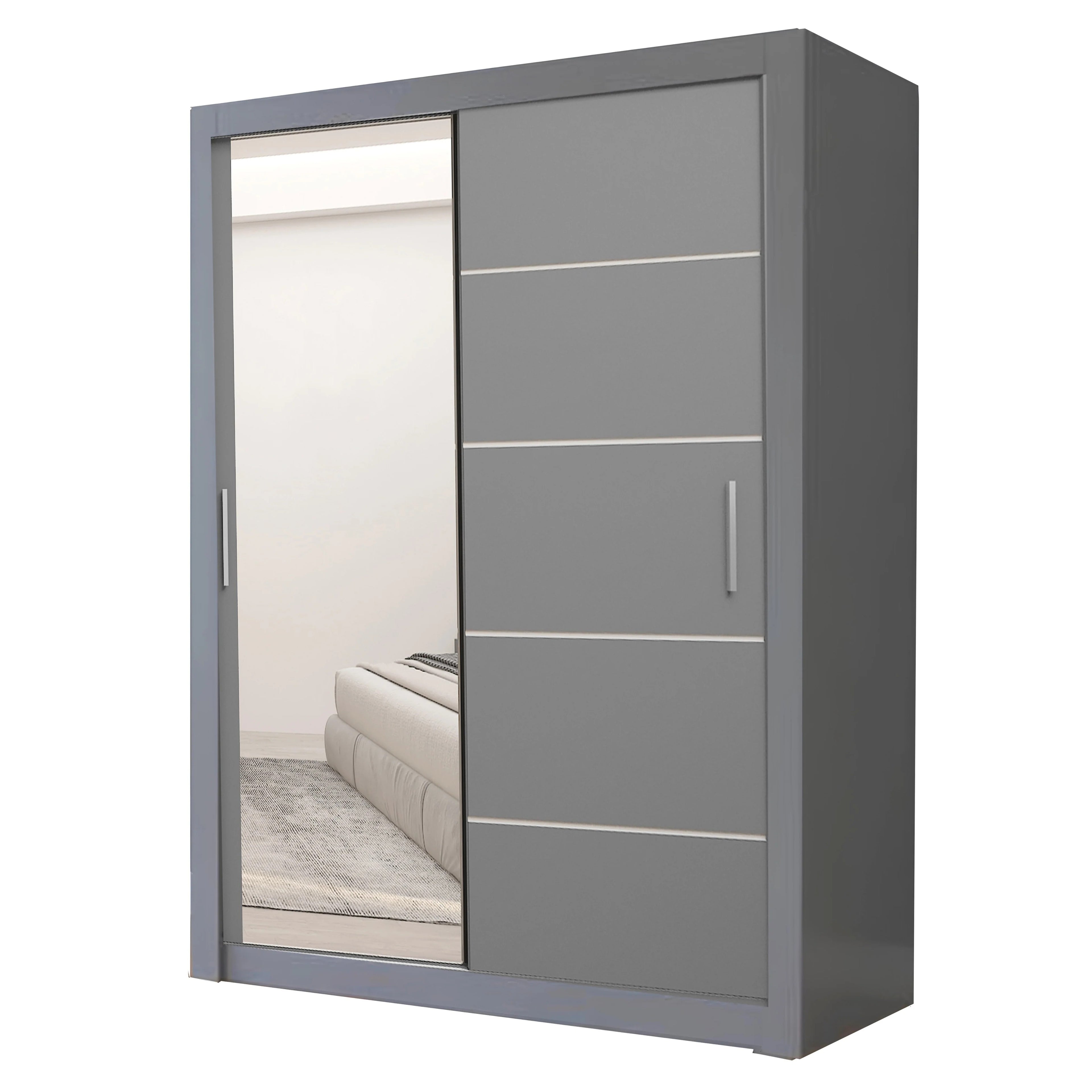 180cm Lyon Sliding Wardrobe – Contemporary Storage for Modern UK Homes