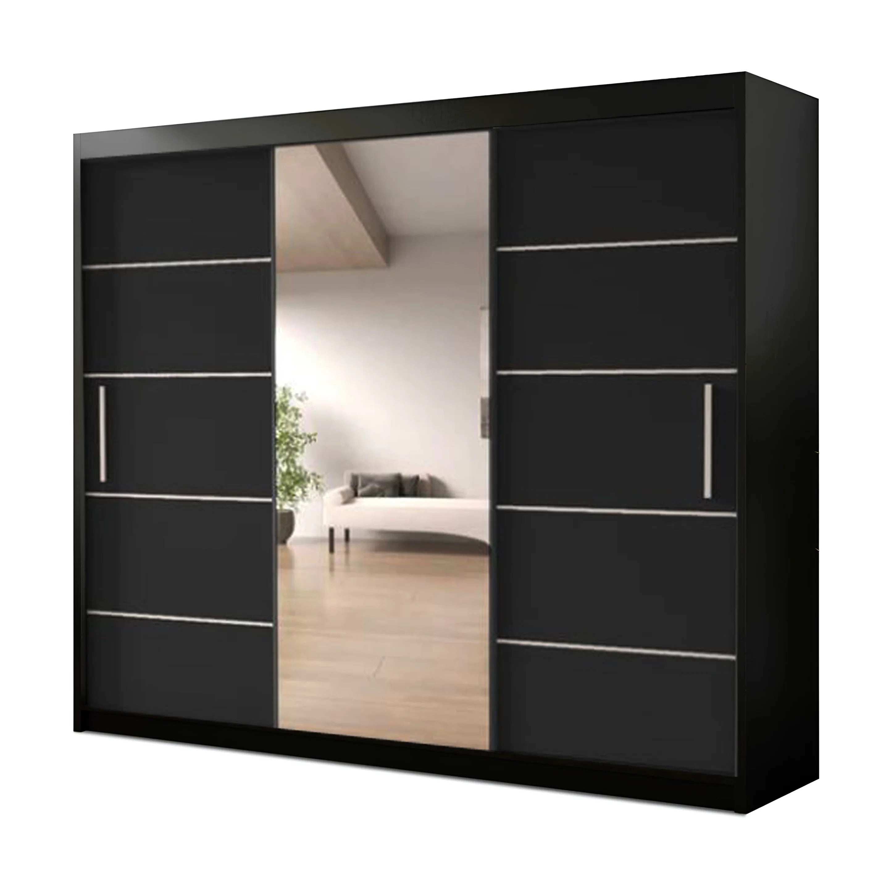 250cm Lyon Sliding Wardrobe – Contemporary Storage for UK Homes