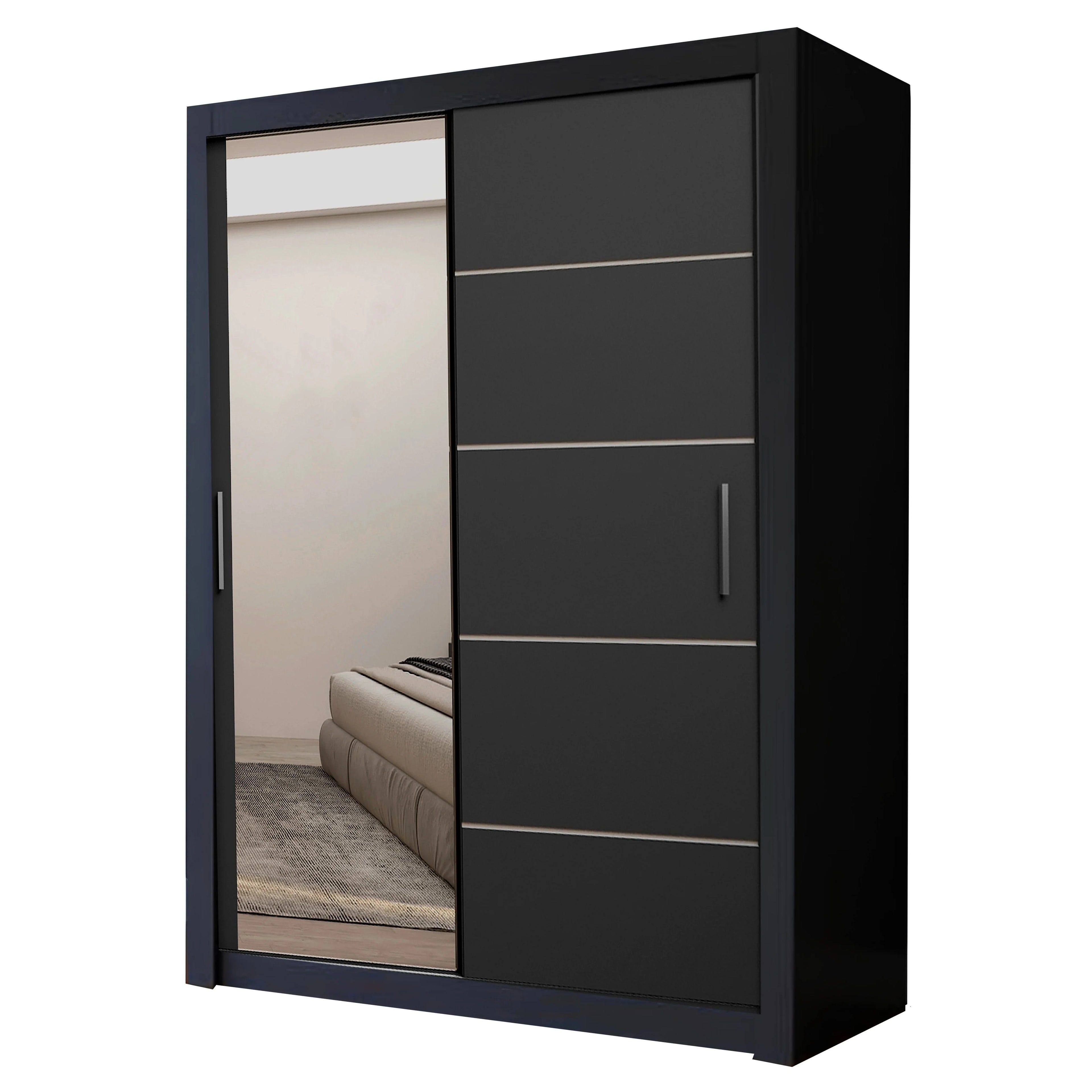 180cm Lyon Sliding Wardrobe – Contemporary Storage for Modern UK Homes