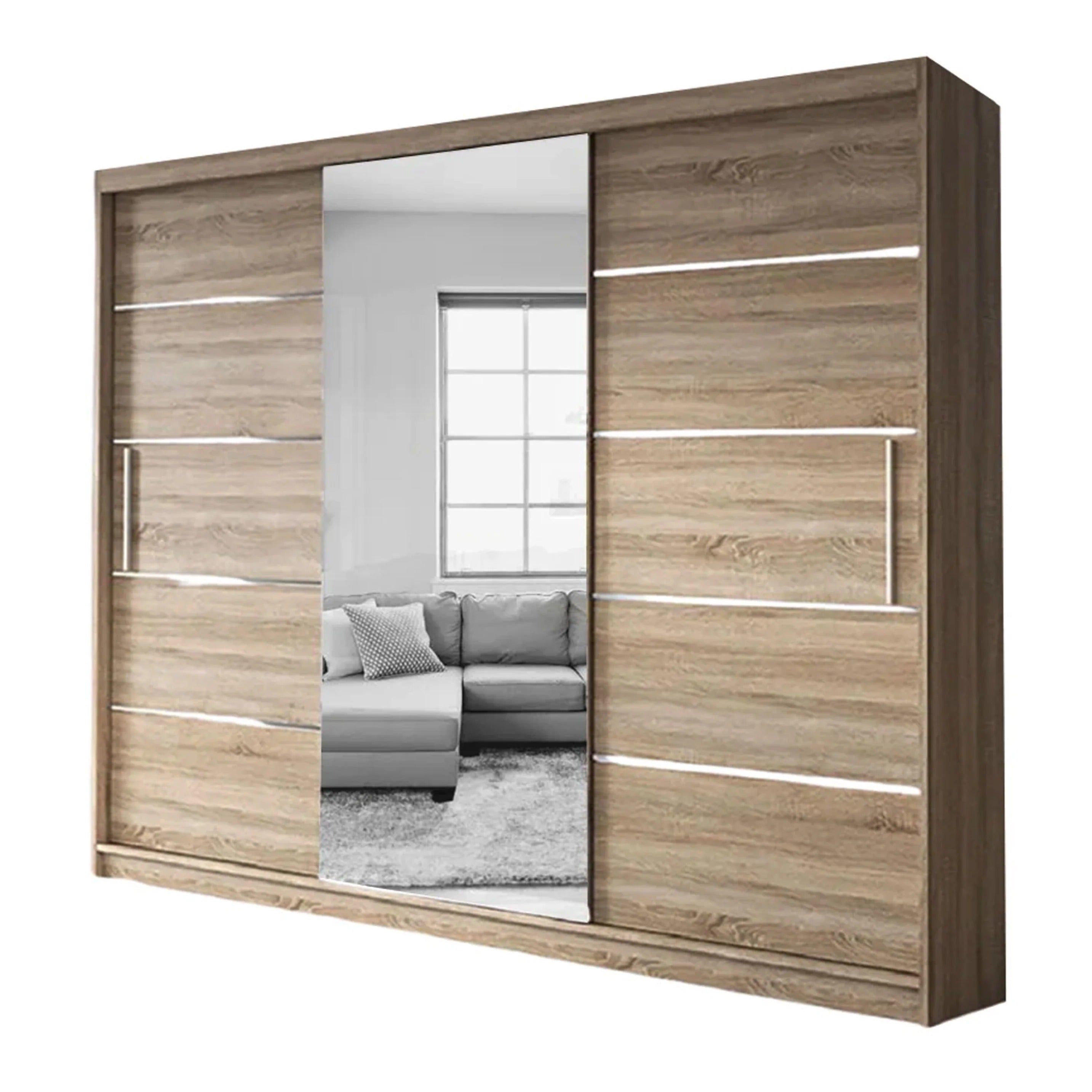 250cm Lyon Sliding Wardrobe – Contemporary Storage for UK Homes